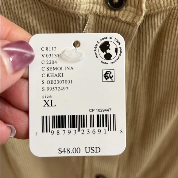 We The Free Jamie Henley Tank in Semolina, size XL, NWT - Picture 6 of 10